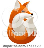 Fox Mascot by AtStockIllustration