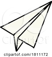 Poster, Art Print Of Cartoon Paper Plane