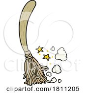 Cartoon Magic Broom by lineartestpilot