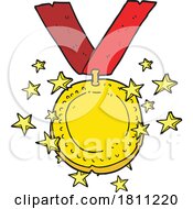 04/25/2024 - Cartoon Sparkling Gold Medal