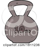 Cartoon 10kg Kettle Bell Weight by lineartestpilot #COLLC1811236-0180
