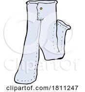 Cartoon Pair Of Jeans by lineartestpilot
