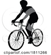 04/28/2024 - Bike And Bicyclist Silhouette