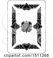 Poster, Art Print Of Playing Cards Deck Pack Back Pattern Card Design