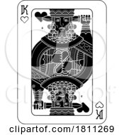 Poster, Art Print Of Playing Cards Deck Pack King Of Hearts Card Design