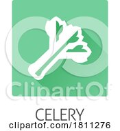 Celery Vegetable Food Allergen Icon Concept