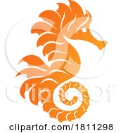 Seahorse Mascot Logo by AtStockIllustration