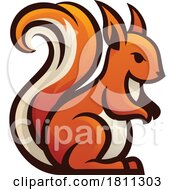 Poster, Art Print Of Squirrel Animal Design Icon Mascot Illustration