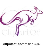 Kangaroo Mascot Logo