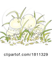 Poster, Art Print Of Licensed Clipart Cartoon Champignon Mushroom Characters