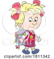 04/29/2024 - Licensed Clipart Cartoon School Girl