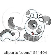 Licensed Clipart Cartoon Puppy Dog by Alex Bannykh #COLLC1811404-0056