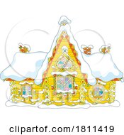 Licensed Clipart Cartoon Cabin In The Winter
