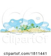 Licensed Clipart Cartoon Small Tropical Island
