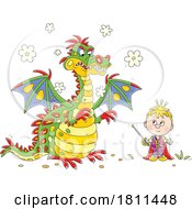05/01/2024 - Licensed Clipart Cartoon Prince And Dragon