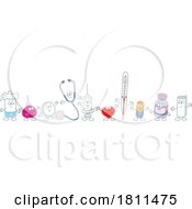 Licensed Clipart Cartoon Medical Mascots by Alex Bannykh #COLLC1811475-0056