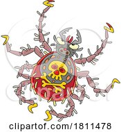 Poster, Art Print Of Licensed Clipart Cartoon Pirate Tick