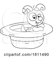 05/01/2024 - Licensed Clipart Cartoon Puppy Dog In A Hat