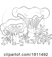 05/01/2024 - Licensed Clipart Cartoon Chanterelle Mushrooms