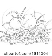 Poster, Art Print Of Licensed Clipart Cartoon Champignon Mushroom Characters