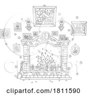 05/02/2024 - Licensed Clipart Cartoon Fireplace