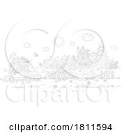 Poster, Art Print Of Licensed Clipart Cartoon Couple Arriving At A Cabin