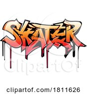 Poster, Art Print Of Skater Graffiti Design