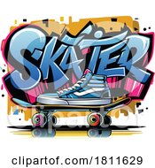 Poster, Art Print Of Skater Graffiti Design
