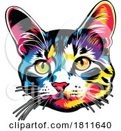 Poster, Art Print Of Colorful Kitty Cat