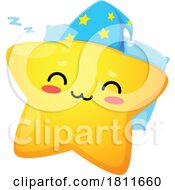 Star Mascot Sleeping by Vector Tradition SM #COLLC1811660-0169