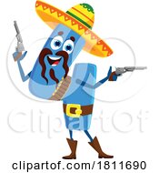Bandito Number Four Mascot Character