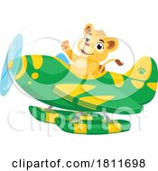 Poster, Art Print Of Lion Cub Pilot