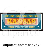 Travel Plate Design for Kansas by Vector Tradition SM #COLLC1811717-0169
