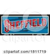 Travel Plate Design for Sheffield by Vector Tradition SM #COLLC1811719-0169