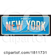 Poster, Art Print Of Travel Plate Design For New York
