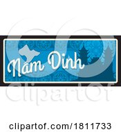 Travel Plate Design for Nam Dinh by Vector Tradition SM #COLLC1811733-0169