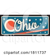 Poster, Art Print Of Travel Plate Design For Ohio