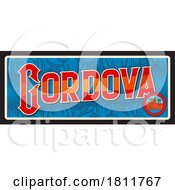 Poster, Art Print Of Travel Plate Design For Cordova