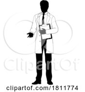 05/09/2024 - Scientist Engineer Survey Clipboard Man Silhouette