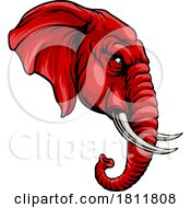 Republican Elephant Election Political Party Icon by AtStockIllustration #COLLC1811808-0021