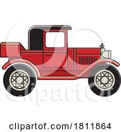 Poster, Art Print Of Red Classic Car