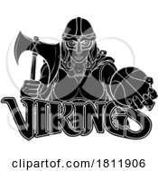 Viking Celtic Knight Basketball Warrior Woman by AtStockIllustration #COLLC1811906-0021