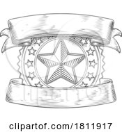 05/20/2024 - Gold Star Shiny Medal Symbol Award Badge Icon