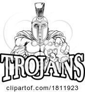 Trojan Spartan Gamer Gladiator Controller Mascot