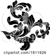05/22/2024 - Filigree Crest Etching Coat Of Arms Illustration
