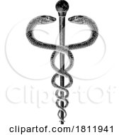 05/23/2024 - Caduceus Vintage Doctor Medical Snakes Symbol