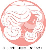 05/25/2024 - Woman Circle Face Hair Salon Hairdresser Design