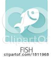 Fish Seafood Food Icon Concept by AtStockIllustration