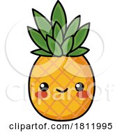 Poster, Art Print Of Kawaii Styled Pineapple