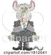 Poster, Art Print Of Cartoon Government Offical Political Rat